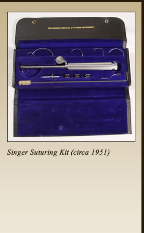 Singer Suturing Kit (circa 1951). 