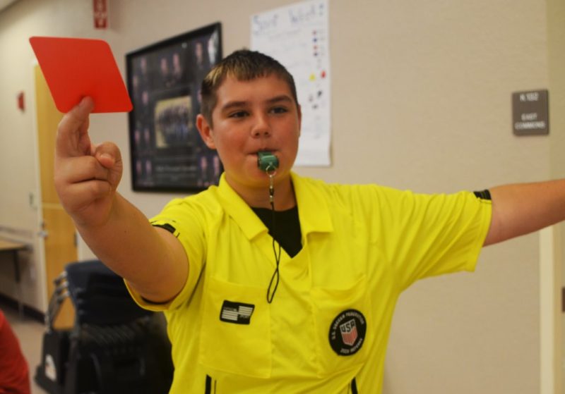 Career Day, Soccer Ref, Andrew Anderson